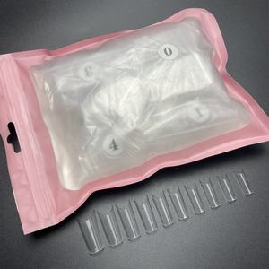 Unids/bolsa XL cuadrada francesa, 30-31mm, <span class=keywords><strong>Ballet</strong></span> de uñas adecuado para salón profesional o bricolaje, puntas de uñas cuadradas francesas cortas, 500 - Product Image 6