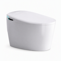 Siège de toilette intelligent électrique avec bidet, fonction lavage avant et arrière, séchage à l'air, siège chauffant et télécommande