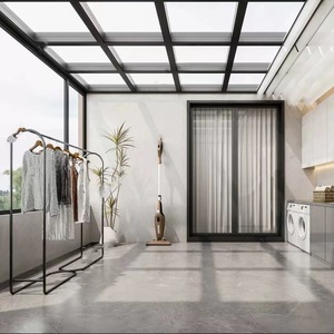 <span class=keywords><strong>Terraza</strong></span> de aluminio moderna personalizada, balcón, solárium, aislamiento de vidrio templado, exterior independiente, Villa solárium para todas las estaciones - Product Image 4