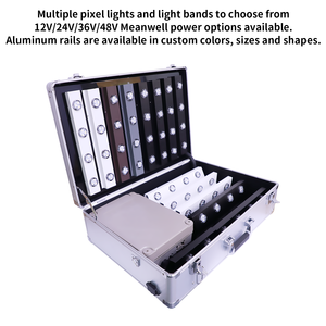 Gouly lumières intelligentes d'avant-toit à DEL de haute qualité 12v 350w boîte d'échantillons ucs2904 rgbw éclairage permanent de décoration de Noël - Product Image 3