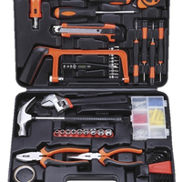 Kit d'Outils Fonctionnels pour la Maison - Boîte à Outils Portable de Combinaison pour Maintenance Électrique et Menuiserie
