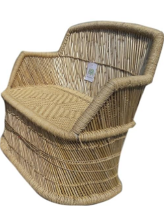 Juego de sofá de bambú para sala de estar moderna juego de sofá de interior y exterior con mesa juego de sofá de bambú natural - Product Image 3