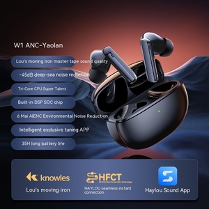 <span class=keywords><strong>HAYLOU</strong></span> <span class=keywords><strong>W1</strong></span> ANC True Wireless Earbuds -45dB ANC Bluetooth 5,3 Auriculares Premium Hi-Fi Sound 35 horas de duración de la batería Auriculares inalámbricos - Product Image 6