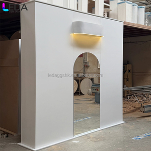 Fondo de Acrílico Personalizado de Alta Calidad LEDA, Fondo de PVC Blanco para Bodas - Product Image 2