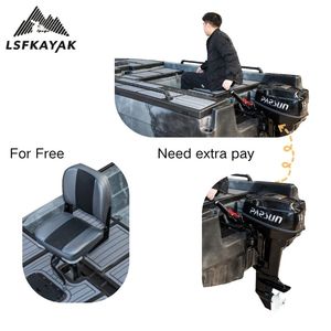 Kayak LSF Nuevo de HDPE Eléctrico Grande de 4.2M X 1.7M con la Mejor Vista y Asientos Cómodos para 4 Personas - Product Image 3