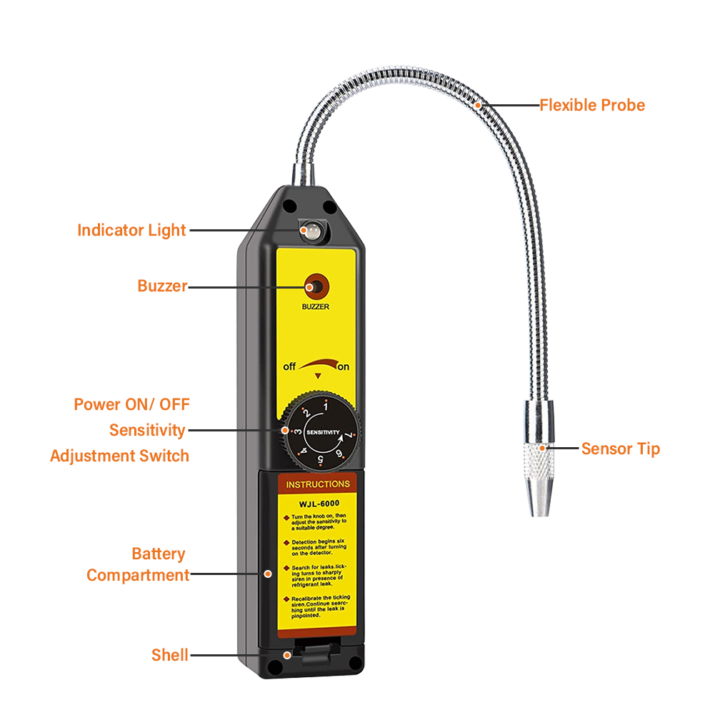 WJL-6000 Halogen Leak Detector - Precision and Reliability