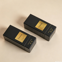 Boîte de luxe en carton rigide avec estampage doré, personnalisée, 30 ml, 50 ml, pour parfum, huile essentielle, avec insert en éponge pour l'emballage d'huile d'oud