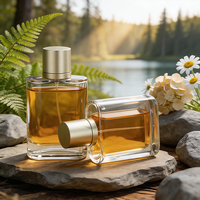 Lot de 100 flacons de parfum pour homme, mats, de luxe, 80 ml, cylindriques, en verre, rechargeables avec col serti, personnalisables