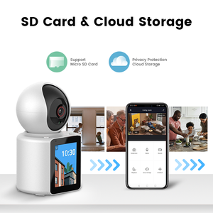 Cámara WiFi PTZ de Interior con Pantalla de 2.8 Pulgadas, Grabación de 24 Horas, Tarjeta SD, Audio Bidireccional, Videollamadas, CMOS IP65, <span class=keywords><strong>1</strong></span> Año, 5MP, 350 - Product Image 6