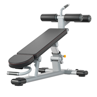 Banc de musculation réglable FRS pour abdominaux, inclinable et déclinable, pour entraînement à domicile