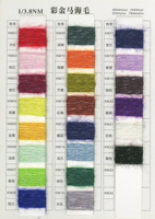 1/3.8NMMohair Yarn 38% Mohair 20% Wool 35% Nylon 7% Metallic High Quality Fancy Yarn Wrinkle Resistant Wear Resistant Wool Yarn