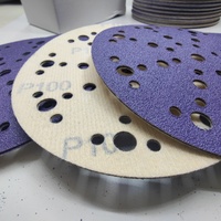 Disques abrasifs en papier céramique de 6 pouces (150 mm) à 49 trous pour le métal