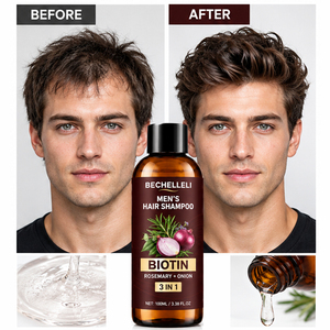 Shampooing et après-shampooing 2-en-1 nourrissant et volumisant OEM/ODM <span class=keywords><strong>anti</strong></span>-chute de cheveux à la biotine, au collagène et à l'extrait d'oignon (MOQ) - Product Image 4