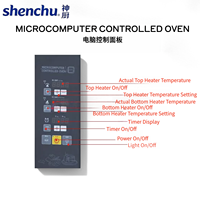 Four électrique commercial Shenchu en acier inoxydable, équipement de cuisson intelligent, 2/4 plateaux, 9500W, 30-500F, pour boulangerie