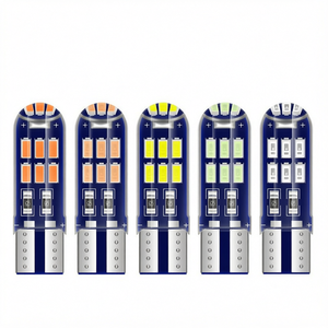 หลอดไฟ LED T10 3014 15SMD ความสว่างสูง ไฟแฟลช ซีลซิลิโคน สำหรับไฟตัดหมอก - Product Image 1