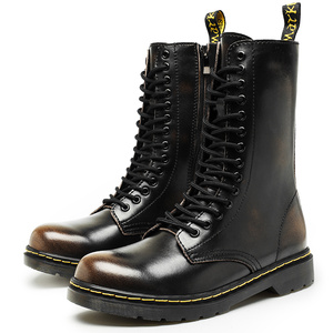 Botas Largas de Invierno de Alta Gama Personalizadas, Talla Grande, de Cuero, Cálidas, de Algodón, Cómodas e Impermeables, Zapatos Universales para Adultos - Product Image 4