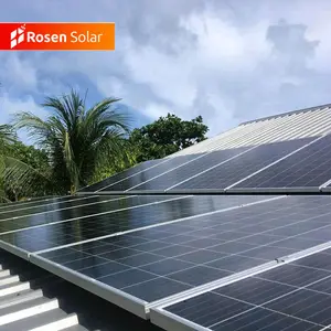 Sistema solar híbrido 5kw 5kva sistema de energía solar fuera de la red