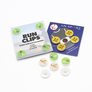 Clips de numéros de course OEM réutilisables en plastique pour événements sportifs et marathons - Product Image 3