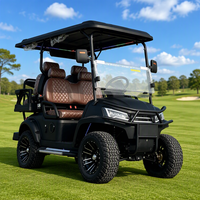 Voiturette de golf électrique nouvelle génération 4 places avec couleur de carrosserie personnalisée et espace de rangement supplémentaire pour la ferme