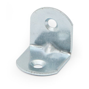 Angolare di rinforzo zincato a punta tonda, dimensione 20 mm - Product Image 1
