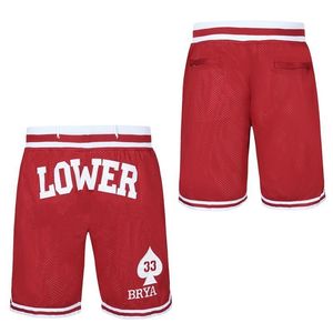 カスタムバスケットボールショーツ二層ポリエステル刺繍ステッチ高品質チームクイックドライ通気性メッシュスポーツユニフォーム - Product Image 4