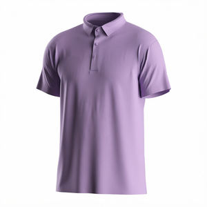 Camiseta Polo Personalizada 100% Algodón Texturizado para Hombre, Manga Corta, Transpirable, Casual, OEM, ODM, Marca Privada, Venta al Por Mayor - Product Image 1