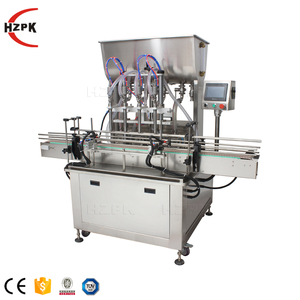 HZPK Máquina Llenadora Automática de Botellas de 5 Galones para Líquidos Viscosos, Pasta, Miel, con Bomba de Rotor de 4 Cabezales, Fabricante - Product Image 3