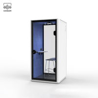 Cabine Acoustique Insonorisée pour Studio Audio, Musique et Appels Téléphoniques