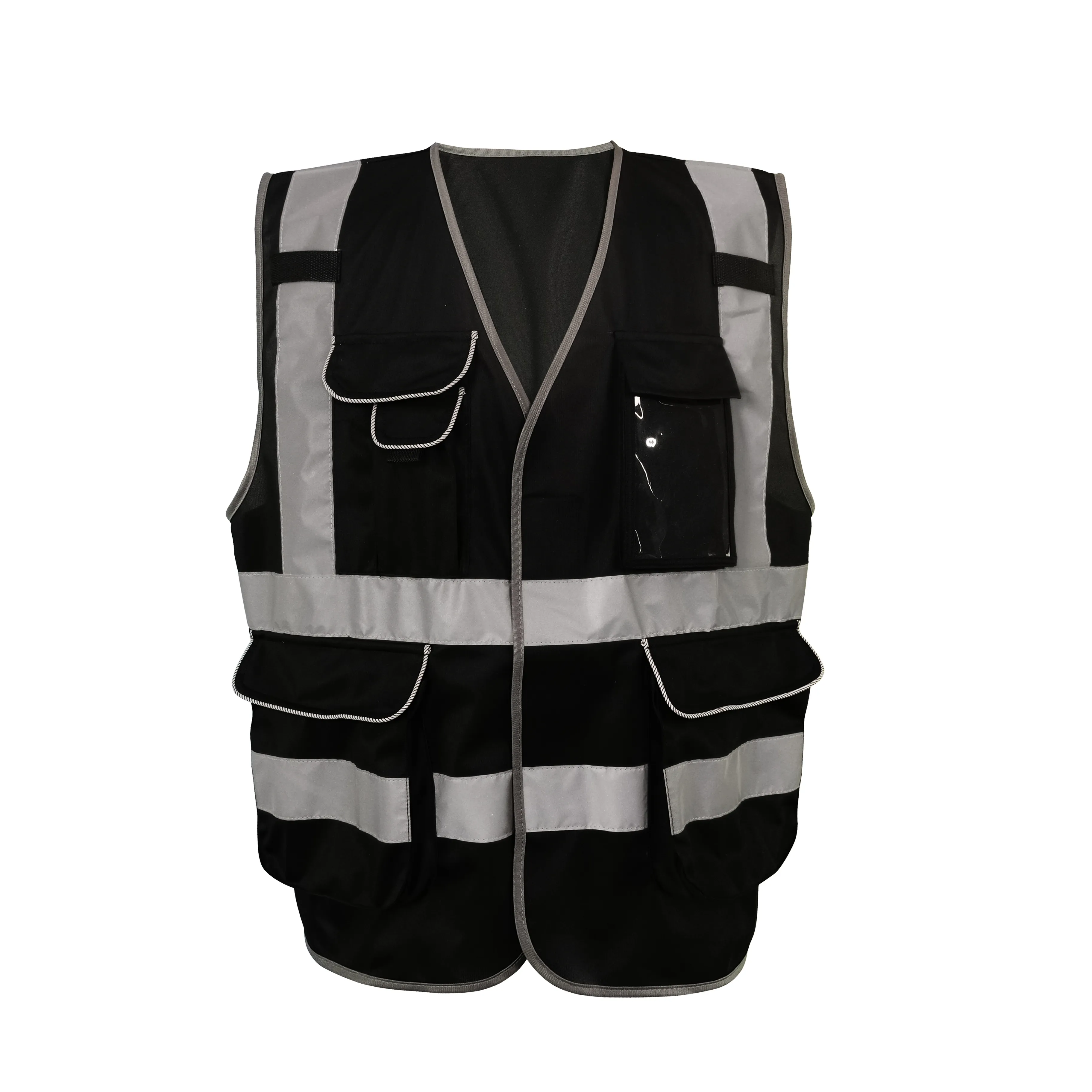 LX640 Wholesale Hi Vis Vest Protection High Reflective Safety Reflective Vest With Pockets