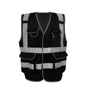High Vest LX640 Wholesale Hi Vis Vest Protection High Reflective Safety Reflective Vest With Pockets