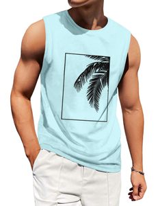 สร้างคลื่นด้วยเสื้อโค้ทของผู้ชายที่สะดุดตาเหล่านี้พิมพ์ลายปาล์มและสีสันของมหาสมุทรเพื่อความสนุกในฤดูร้อน - Product Image 1
