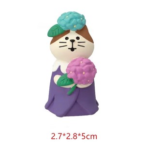 Estatua de Resina de Gato y Rana Kawaii para Jardín de Verano, Hecha a Mano y Pintada a Mano, Linda Decoración de Escritorio para Sala de Estar y Espacio de Trabajo - Product Image 5