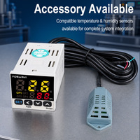Contrôleur de température et d'humidité à double boucle PIDMaxWell TH100, 2 sorties relais, RS-485 Modbus, certifié CE, OEM/ODM, IP43, 3 ans de garantie