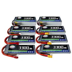 <span class=keywords><strong>3S</strong></span> 11.1V <span class=keywords><strong>3300mAh</strong></span> 60C batterie <span class=keywords><strong>Lipo</strong></span> pour jouets télécommandés hélicoptère RC Quadcopter Drone avion bateau camion voiture batterie <span class=keywords><strong>Lipo</strong></span> - Product Image 1