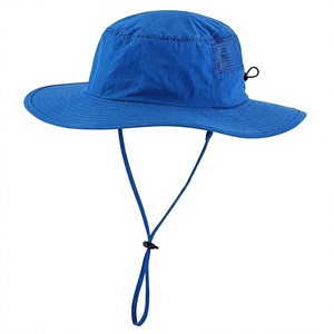 Sombrero de Sol Unisex de Ala Ancha con Correa Ajustable, Transpirable, Impermeable, con Malla y Bordado 3D, Lavado, para Actividades al Aire Libre, Verano, Casual, para Adultos - Product Image 1