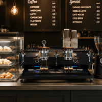 Machine à café expresso professionnelle de qualité supérieure, fournie directement par l'usine, pour les cafés commerciaux