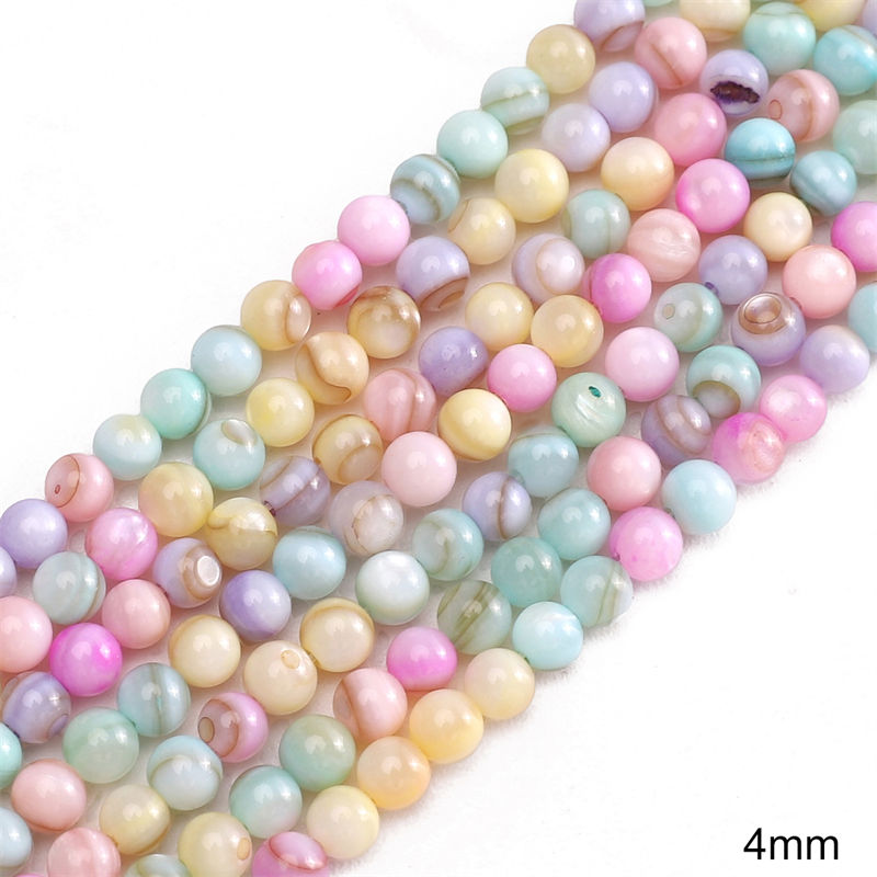 Round Beads, 4Mm