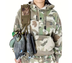 Sangle de transport robuste pour oiseaux aquatiques, motif camouflage, 8 anneaux, réglable, pour canards, oies et oiseaux, accessoire de chasse - Product Image 1