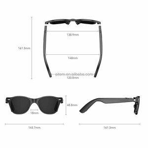 Lunettes Intelligentes Multimédias en Gros pour Lecture Audio, Enregistrement Audio et Traduction (AI), Certifiées CE RoHS FCC CCC, Idéales pour les Professionnels - Product Image 4