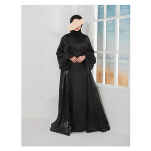SIPO di alta qualità di lusso Abaya Dubai 2022 maniche a sbuffo disegni abiti islamici per le donne Abaya <span class=keywords><strong>cappotto</strong></span> Abaya Dubai stile <span class=keywords><strong>turco</strong></span> - Product Image 1