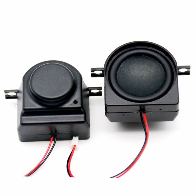 2Inch 50MM*H40MM Bass Multimedia Speaker With Fixing Hole 8Ohm 12W Loud Sound Mini Portable BOX Speaker With Wire for Instrument