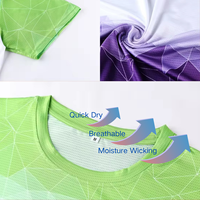 T-shirt de créateur de mode de qualité supérieure, nouveau style, vêtements personnalisés, t-shirt décontracté sportif Dryfit pour hommes, t-shirt à sublimation avec logo