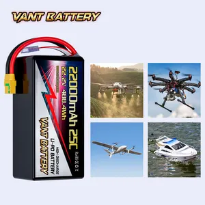 Vant FPV/drone 6S Lipo Battery 22000 MAh 25C 22.2V UAV/drone/FPV Battery For Agricultural Drone
