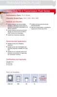 Lubrifiant industriel jaune d'huile de moteur diesel de Sinopec Caterpillar TO-4 60 pour l'OEM d'ODM d'extraction de terrassement