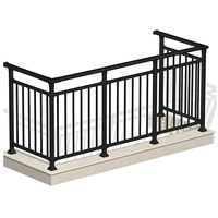 Système de balustrade modulaire en aluminium moderne pour balcon et terrasse - Facile à assembler, respectueux de l'environnement