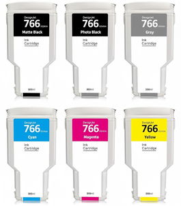 Cartucho de Tinta Compatible OCBESTJET de 300 ml, 6 Colores 766F para Impresora HP, Cartucho de Tinta para Impresora HP DesignJet <span class=keywords><strong>XL</strong></span> 3600 3600dr (AM) - Product Image 2