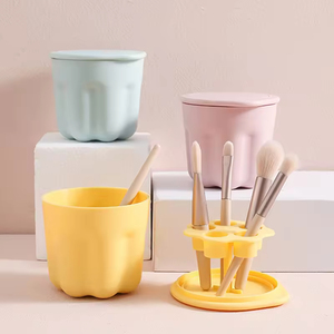 Soporte multifuncional de acrílico para bolígrafos, herramientas de uñas, taza para lavar pinceles de uñas, plato para manicura - Product Image 1