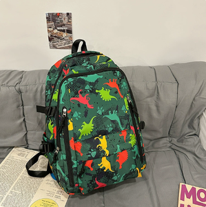 Large Capacity Lightweight Water Resistant Polyester Backpack Boys New Trendy <strong>Cool</strong> Printed Cross-Border Design <strong>College</strong> <strong>Students</strong> - Product Image 4