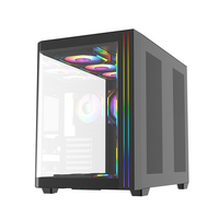 AntarcChill Factory OEM PC Casing ATX Pc Cabinet Curved Tempered Glass Pc Computer Case Computer Case & Towers Gaming Chassis