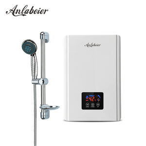 Chauffe-eau électrique sans réservoir Anlabeier 8 kW, élément chauffant en acier inoxydable, tactile, étanche IPX4, économie d'énergie, chauffage rapide - Product Image 1